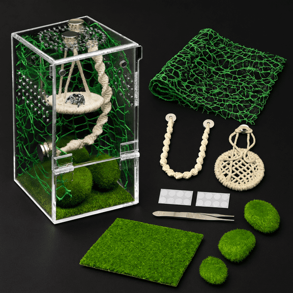 Jumping Enclosure Kit Pre-assembled 3 X 3 6 In Habitat