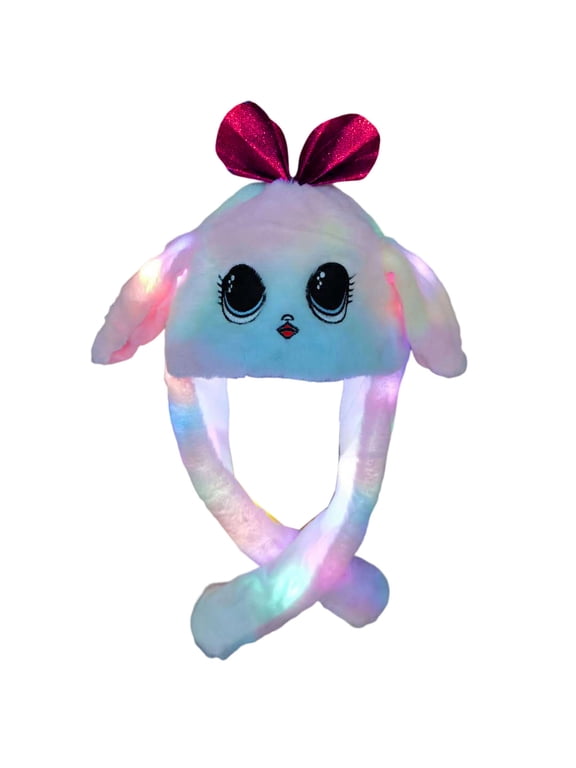 Jumping Hat Moving Ears Hat Led Hat Plush Floppy Ear Hat Led Hat Earflap