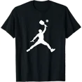 thumbnail image 1 of Jumping Man Pickleball T-Shirt Size S-5XL, 1 of 4