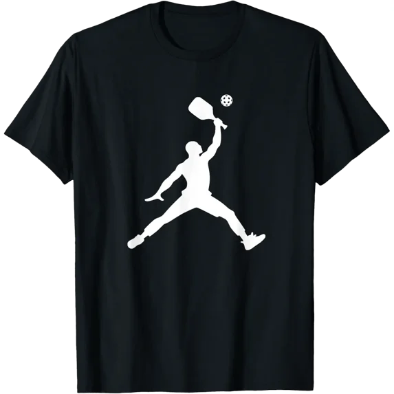 Jumping Man Pickleball T-Shirt Size S-5XL