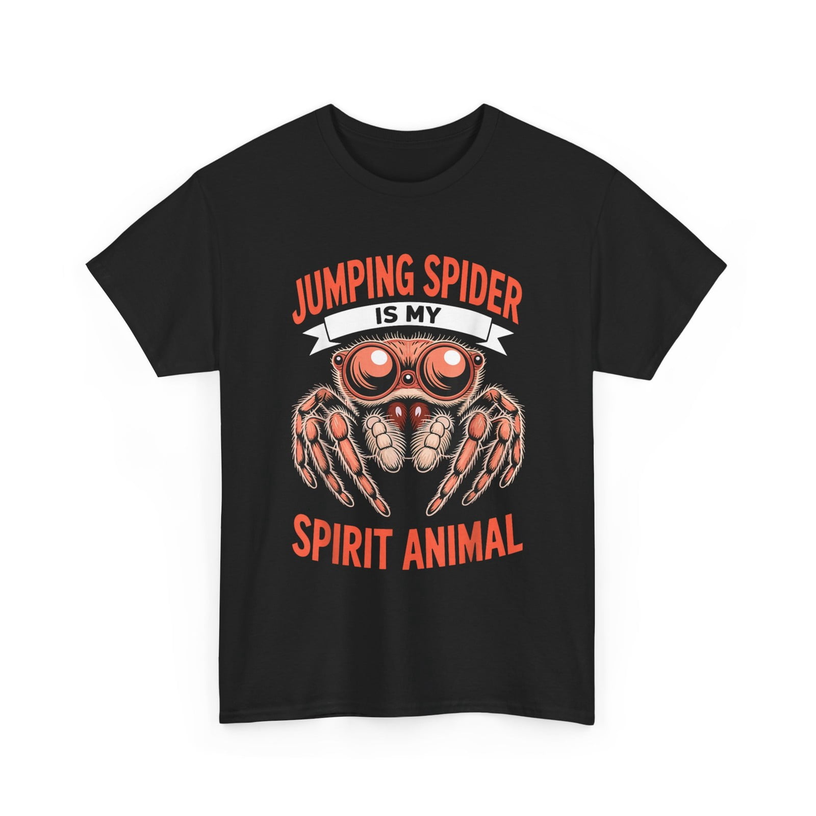 Jumping Spider Art for Men Women Kids Jumping Spider Lover T-Shirt