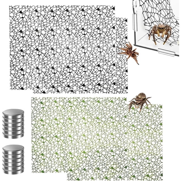 Jumping Spider Climbing Net, Tarantula Enclosure Decor, Tarantula Terrarium Decor, for Home Office Living Room Study