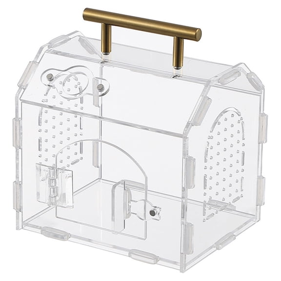 Jumping Spider Enclosure Tarantula Enclosure Insect Terrarium with Handle and Magnetic Door Transparent Terrarium for Reptiles, Amphibians and Spiders