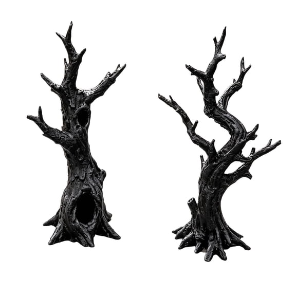 Jumping Spider Tree Climbing Toy with Hideout Cave, Habitat Decoration for Arboreal Animals, Tree-Shaped Accessory for Wolf Spiders Mantises Small Pets 3.5x4.9Inch