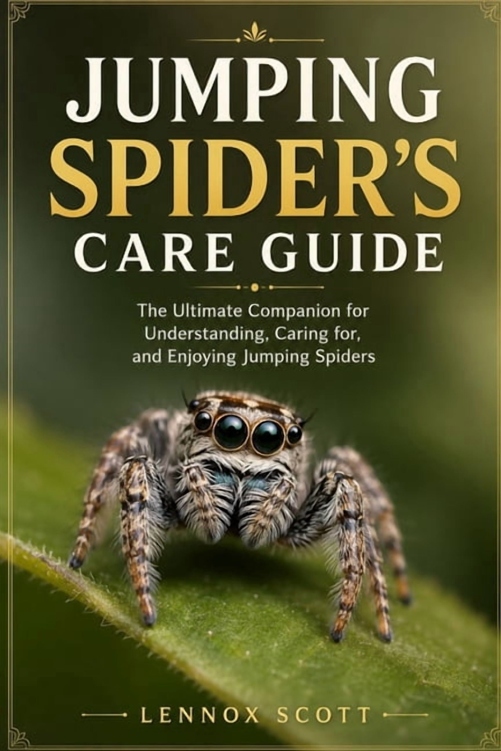 Jumping Spider's Care Guide: The Ultimate Companion for Understanding, Caring for, and Enjoying Jumping Spiders, (Paperback)