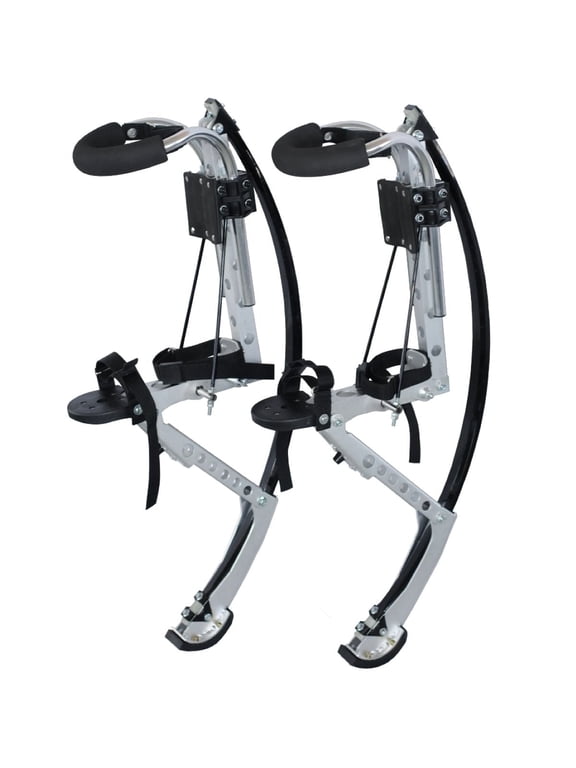 Jumping Stilts Men Women Fitness Exercise Adult Kangaroo Shoes Gym Exercise Outdoor Running Walking Toys Black