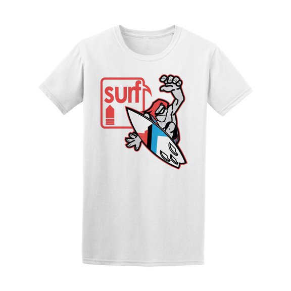 Jumping Surfer On Board Tee Men's -Image by Shutterstock