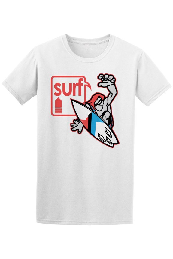 Jumping Surfer On Board Tee Men's -Image by Shutterstock