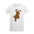 thumbnail image 1 of Jumping Tiger Tattoo Tee. Men's -Image by Shutterstock, 1 of 2
