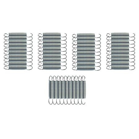 Jumpking Heavy Duty Trampoline Springs 7-inch for Trampolines, Stainless Steel Trampoline Replacement Springs (set of 50)