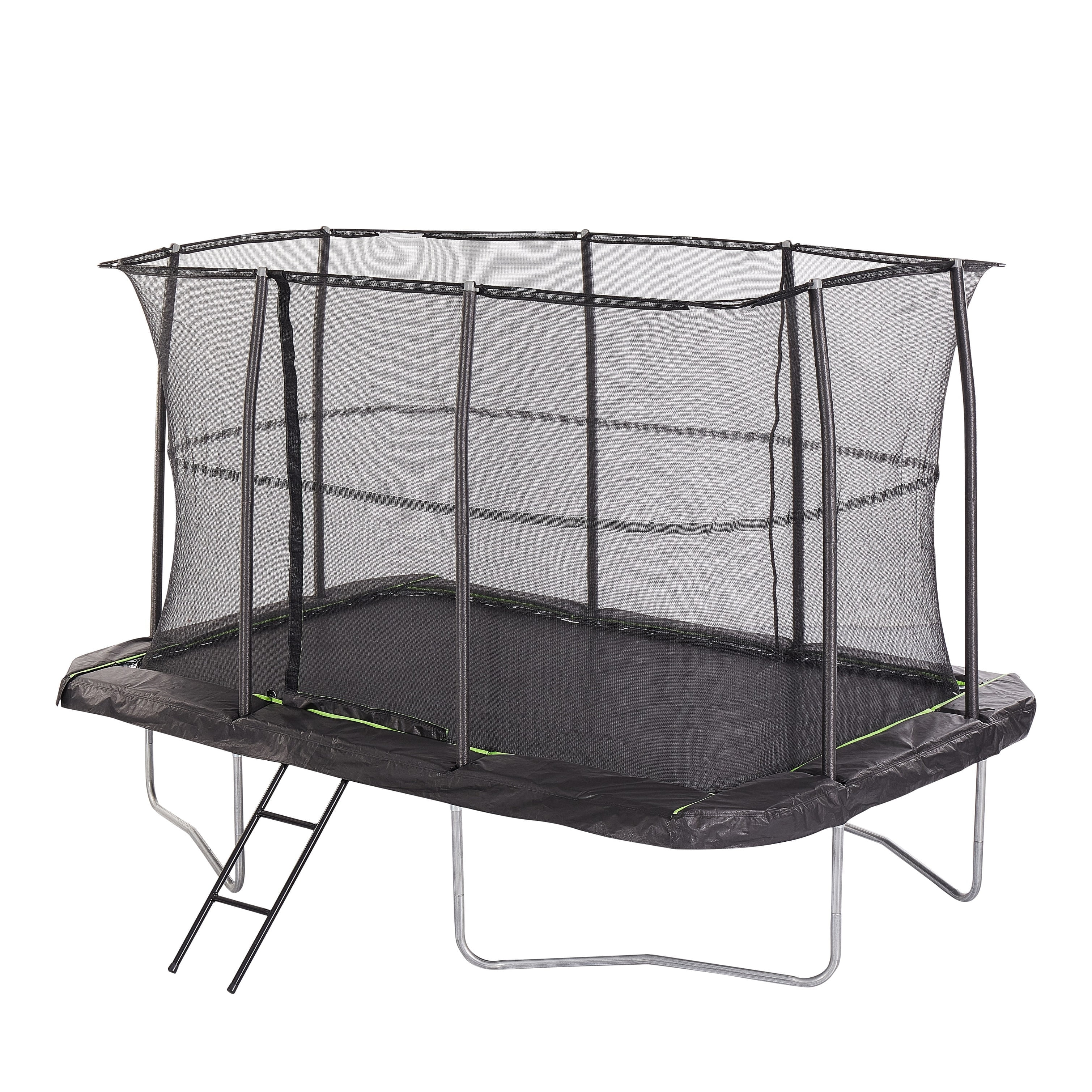 Jumpking 7ft x 10ft Rectangular Trampoline with Patented Safety