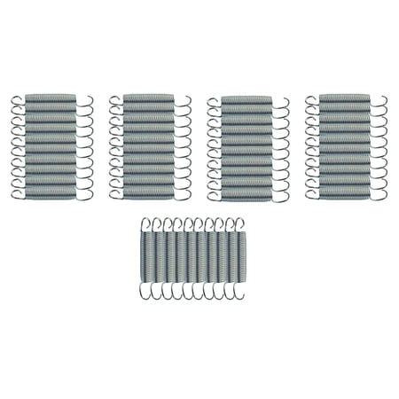 Jumpking Heavy Duty Trampoline Springs 8-inch for Trampolines, Stainless Steel Trampoline Replacement Springs (set of 50)