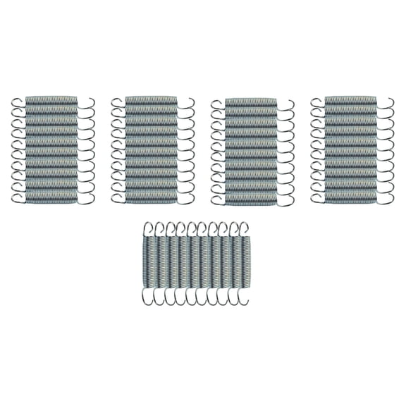 Jumpking Heavy Duty Trampoline Springs 8-inch for Trampolines, Stainless Steel Trampoline Replacement Springs (set of 50)