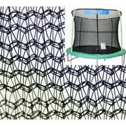 Jumpking Kids NETRC1015-JP8-7JK 10 x 15 ft. Enclosure Netting for 8 Poles for 7 in. Springs with Jk Logo
