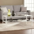 thumbnail image 1 of Jumpluff Metal/Glass Rectangular Open Shelf Coffee Table, 1 of 2