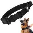 thumbnail image 1 of Jumpress Heavy Duty Tactical Dog Collar for Large Dogs 1.5 Inch Wide, Escape-Proof Airtag Dog Collar with Soft Handle (Black, L), 1 of 7