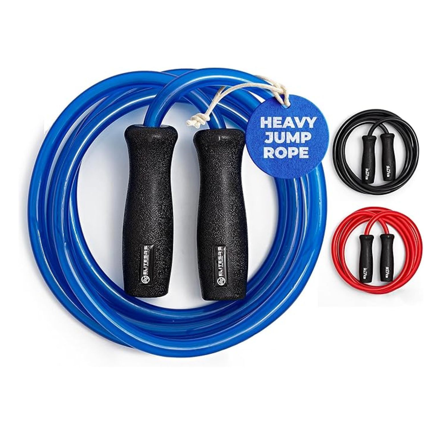 Jumps Muay Thai 2.0 Weighted Jump Rope - Designed for High-Intensity Training, Muay Thai, & MMA Workouts - Heavy 1.3lb PVC Jump Ropes for Fitness