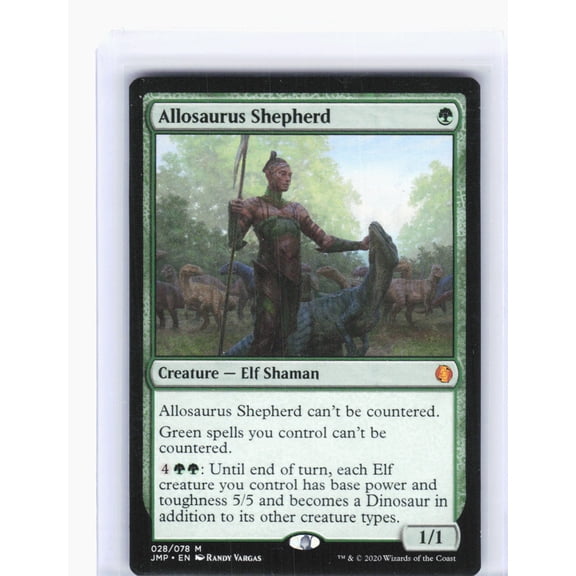 Magic The Gathering Allosaurus Shepherd Jumpstart #28 Mythic Non-Foil Trading Card