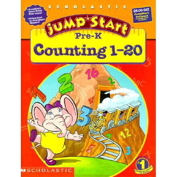 Pre-Owned Jumpstart Pre-K: Counting 1-20 Workbook : Counting 1-20