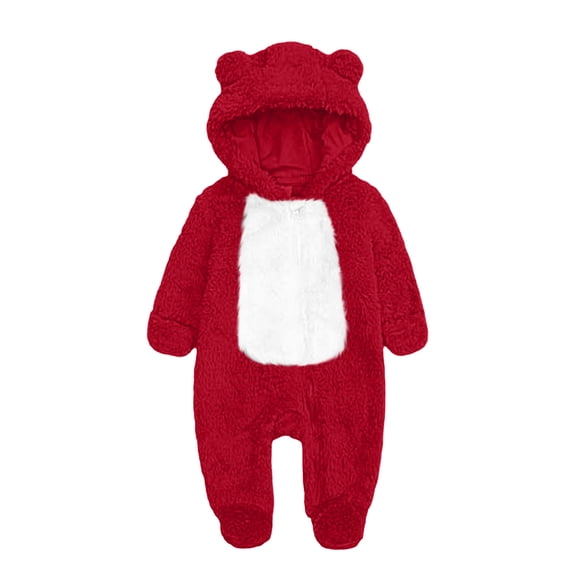 Jumpsuit for Newborn Baby Christmas Family Bonding Matching Holiday Outfit Festive Photo Card Coordinated Memory Winter Celebration Easy Care Machine Washable Essential