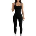 thumbnail image 1 of Jumpsuit for Women Workout Seamless Jumpsuits Yoga Ribbed One Piece Tank Tops Rompers Sleeveless Exercise Jumpsuits, 1 of 4