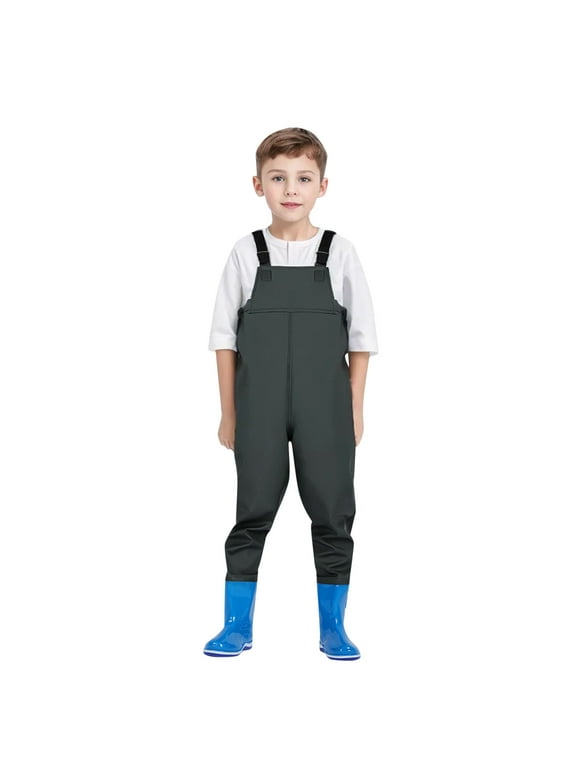 Jumpsuits For Toddler Kids Dressy Chest Waders Youth Fishing Waders For Water Proof Hunting Waders With Boots Office Holiday Homewear Xmas Bodysuit For Child