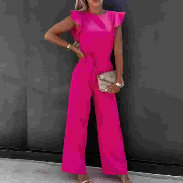 オールインワン・サロペット DONDUP Woman Jumpsuits Pink DP648BF0018YHC6 583 UPPADA Jumpsuits for Women Dressy Womens Fashion Summer