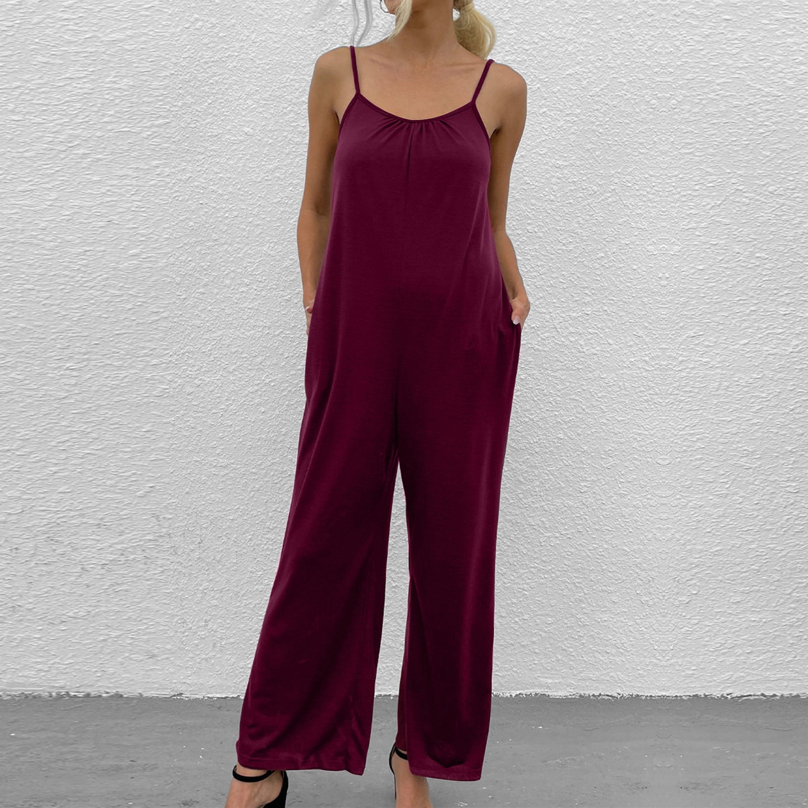 FRV Lilac crepe sleeveless long overalls - Ellesmere Port main image 0
