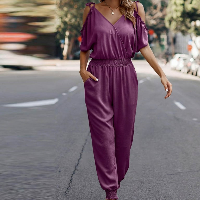 Spring color jumpsuits outlet