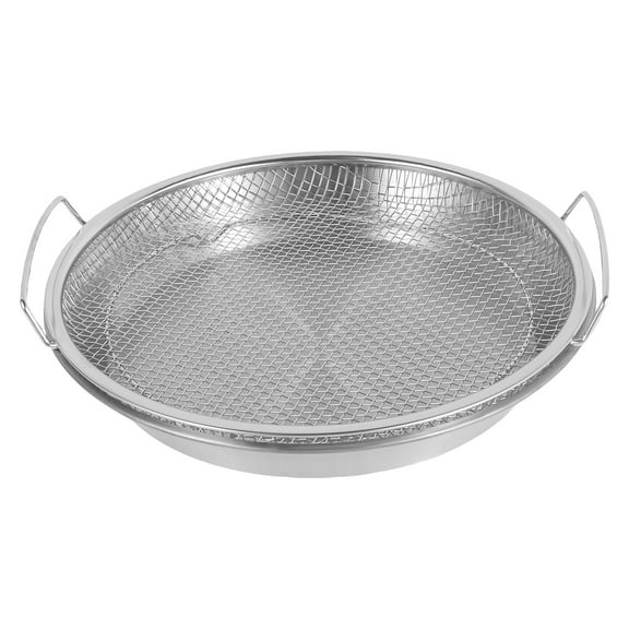 JunJuxs Heat Resistant Round Draining Rack with Drip Pan for Frying Fruits and Veggies