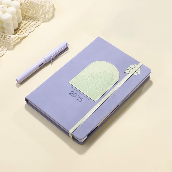 JunYeShi 2025 Weekly Pocket Calendar/ 2025 Weekly Calendar/ 2025 Planner Calendar/Weekly Agenda Organizer - Calendar with Notepad