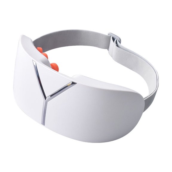 JunYeShi 4-Speed Rechargeable Eye Massager - Intelligent Multifunctional Eye Care Mask - Relieves Eye Fatigue & Promotes Relaxation - Perfect for Home & Travel - Adjustable Heat Settings