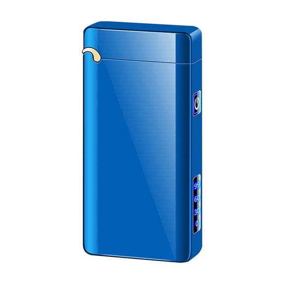 JunYeShi Alloy Body USB Charging Lighter, Compact and Portable, Long Battery Life with LED Display, Windproof and Durable, Perfect for Outdoor Use