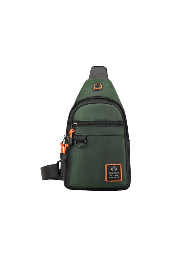 Chest Backpack, Men's Shoulder Crossbody Bag, Water-Proof Oxford Cloth Sports Casual Backpack, Ideal for Traveling or Everyday Use, Compact and Durable