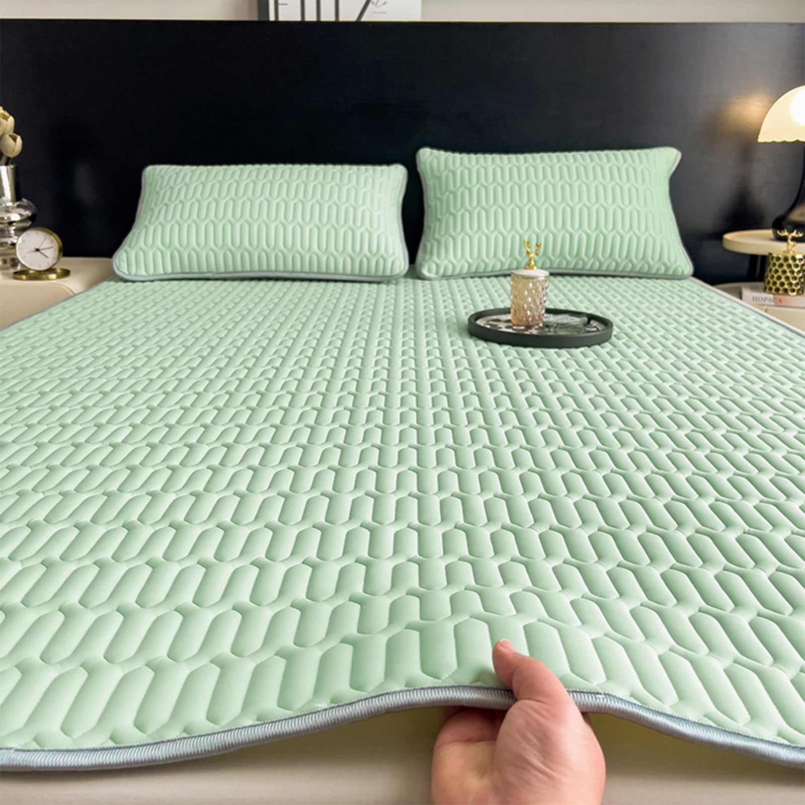 JunYeShi Clearance Mattress Topper,Natural Emulsion Mattress Topper