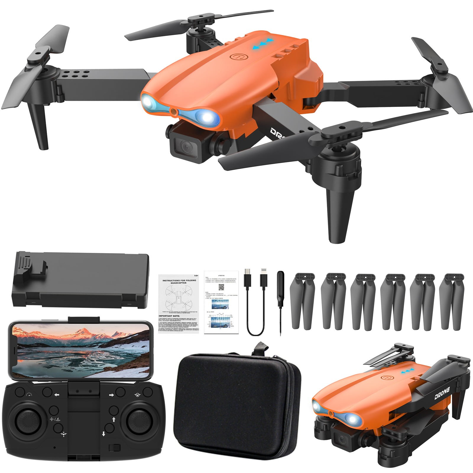 LE IDEA IDEA6 0.3MP WiFi FPV Selfie Portable RC Drone 6-axis Gyro Altitude Hold | Malaysia
