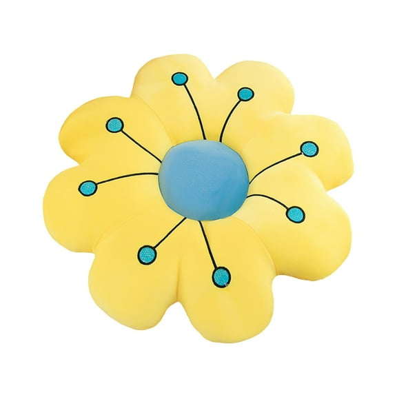 JunYeShi Flower Floor Pillow - Decorative Cushion for Chair or Sofa - Home Decor Flower Pillow for Reading and Relaxation