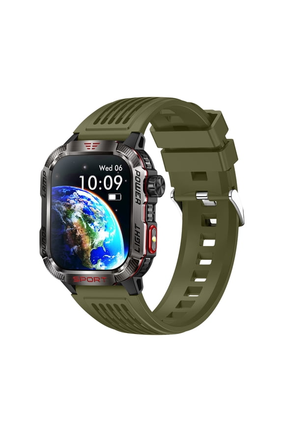 HT29 Smartwatch Outdoor Sports, LED Lamp Banknote Detection, Altitude Barometric Pressure Bracelet, GPS Tracking, Health Monitoring, Waterproof