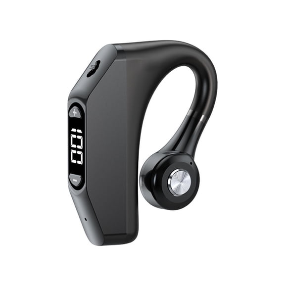 JunYeShi One-Ear Hanging Style Bluetooth Headphones - Business and Sports Use - Battery Digital Display - Low Latency and High Capacity - Lightweight 5.3 Bluetooth Earphones