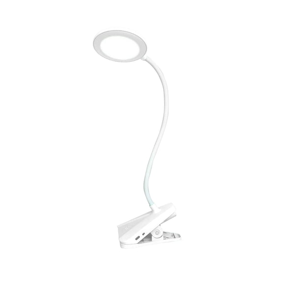 JunYeShi Portable Clip Desk Light - LED Storage Night Light for Bedroom or Bedside - USB Rechargeable and Adjustable Lamp - Perfect Gift and Home Accessory