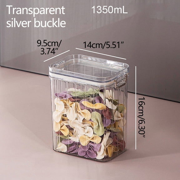 JunYeShi Prime Clearance Sealed Storage Tank for Cereals,Large Kitchen Food Storage Box,Sealed Tank Decoration