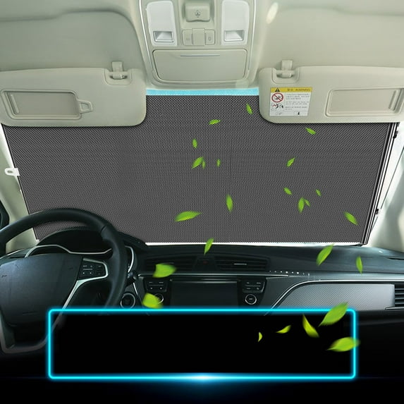 JunYeShi Retractable Roller Blinds with Suction Cup for Sunshade - No-Hole Installation Sun Shade for Balcony, Bedroom, Heat Insulation Window Cover, Home office Use, Easy to Install, Adjustable Size