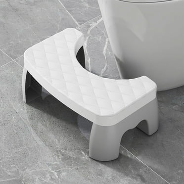 JunYeShi Toilet Stool-Squatting Poop Stool,Bathroom Potty Step,Detachable and Stackable