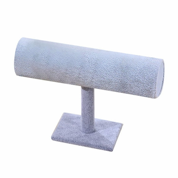JunYeShi Velvet T-Bar Display Stand Organizer - Bracelet, Jewelry, Watch, and Headband Display - Elegant and Functional Storage Solution - Hot Selling
