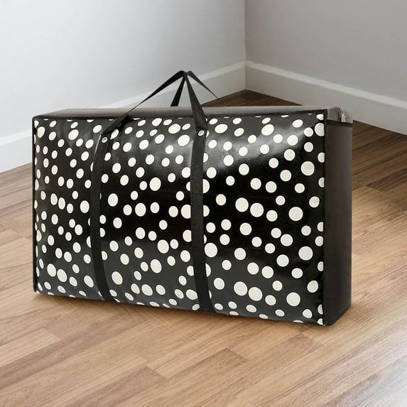 JunYeShi Ziploc Extra Large Reusable Storage Bags-Heavy Duty with Strong Handles and Zippers,Washable Moving Bag,Closet and Underbed Organizer