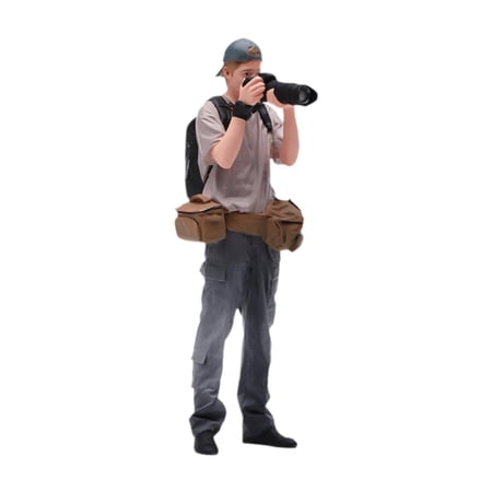 JunZheHub 1/18 Scale Photographer Model 3D Character Model for Sand Table Train Layout