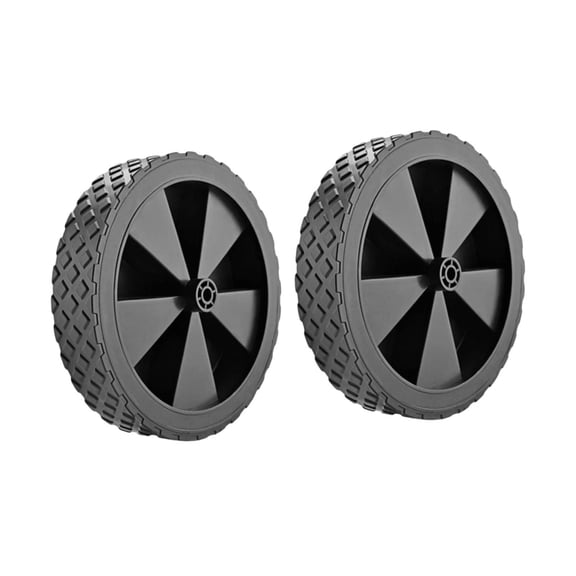 JunZheHub 2 Pieces Folding Wagon Replacement Wheels Camping Cart Tires for Grass Sand Road 8in Narrow 0.6cm