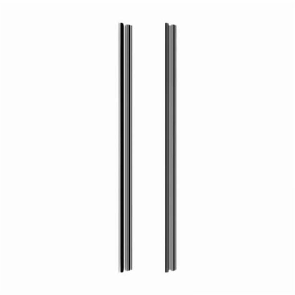 JunZheHub 2x2Pcs Generic Side Window Wipers All Seasons Auto Accessories Easy to Install