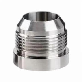 JunZheHub 5xMale Weld Bung Fittings Hose Adapter Flare Thread Connector for Tank AN16 5 Pcs