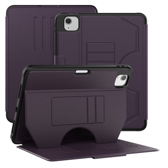 Junayo Case for iPad Air 4th/5th Gen 10.9 inch Strong Magnetic Auto Sleep Shockproof Case with Multi-Angles Stand Pen Holder Card Slot